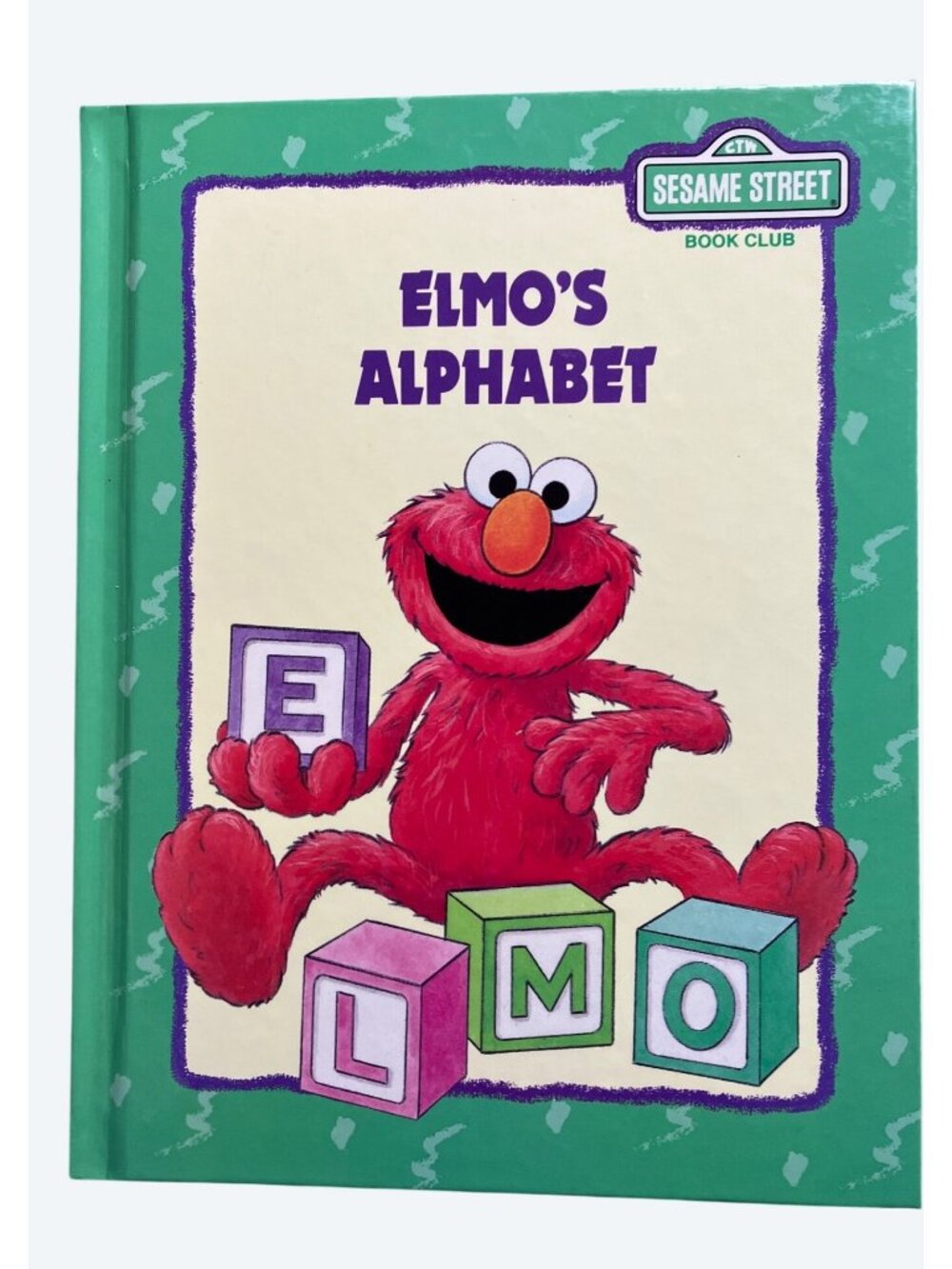 Elmos Alphabet Hardcover Book 1993 Sesame Street Book Club Edition For Kids